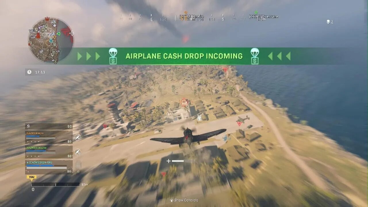 Killed and caught in air for second kill