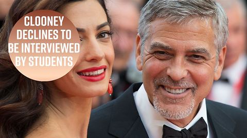 George Clooney pens letter to student protesters