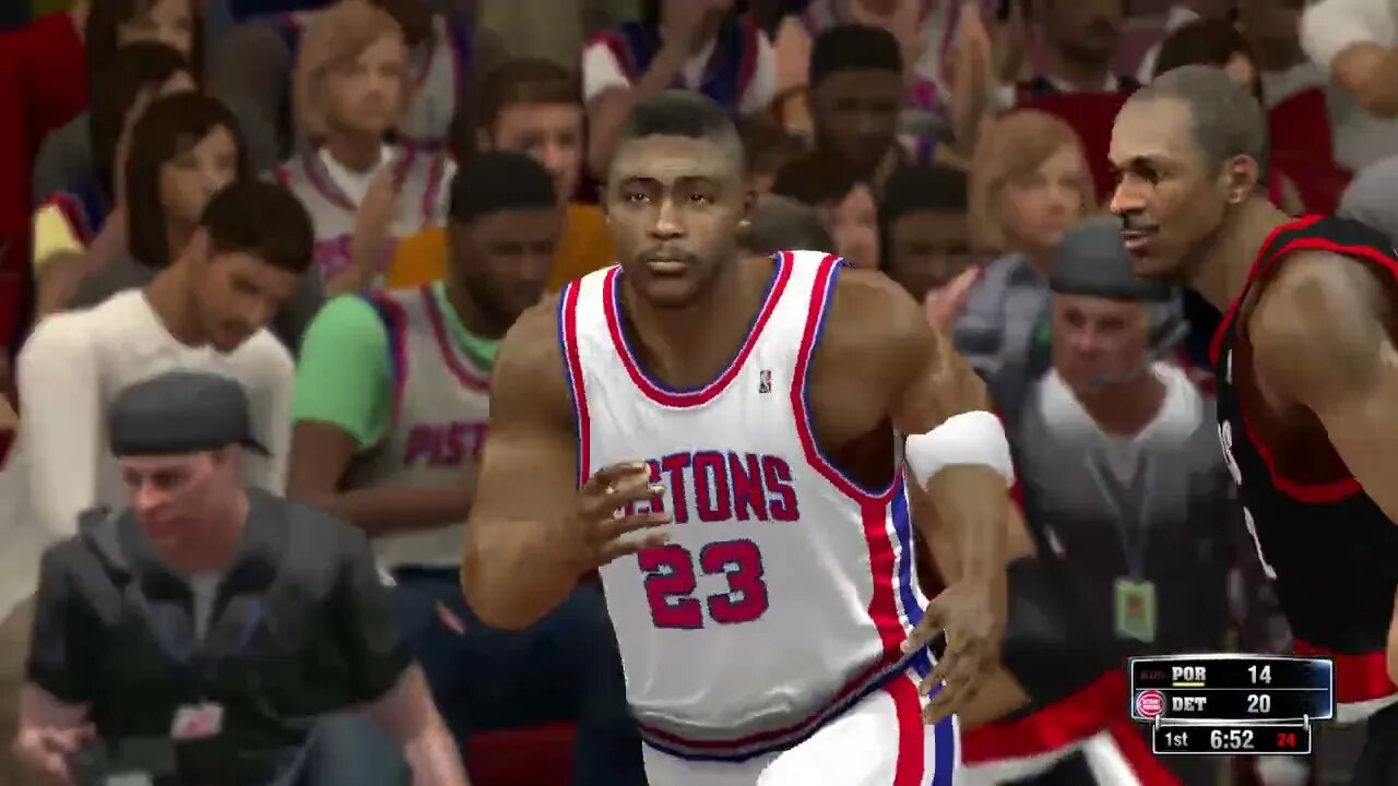 NBA Simulations: The 1992 Portland Trailblazers vs The 1989 Detroit Pistons @ The Palace