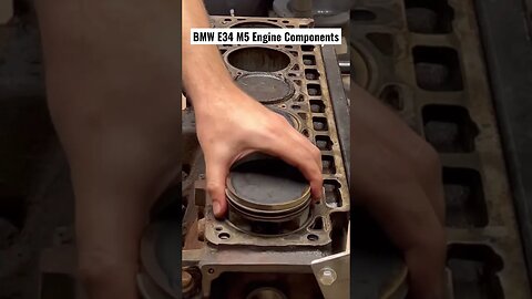 BMW E34 M5 Engine Components #bmw #diy #bmwm5 #bmwe34 #restoration #cars #automotive #engine #tools