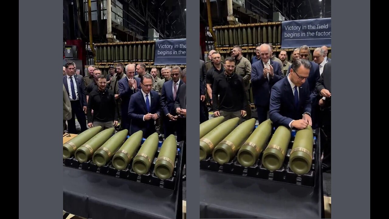 ⚡OUTRAGE: Gov. Shapiro Bomb Signing Party with Zelensky.