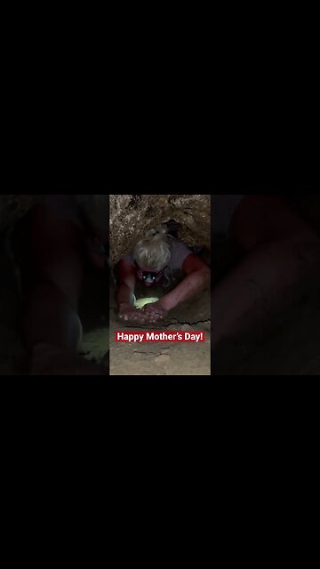 Mom and me Caving! HAPPY MOTHERS DAY!