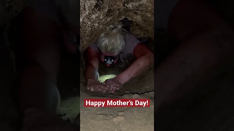 Mom and me Caving! HAPPY MOTHERS DAY!