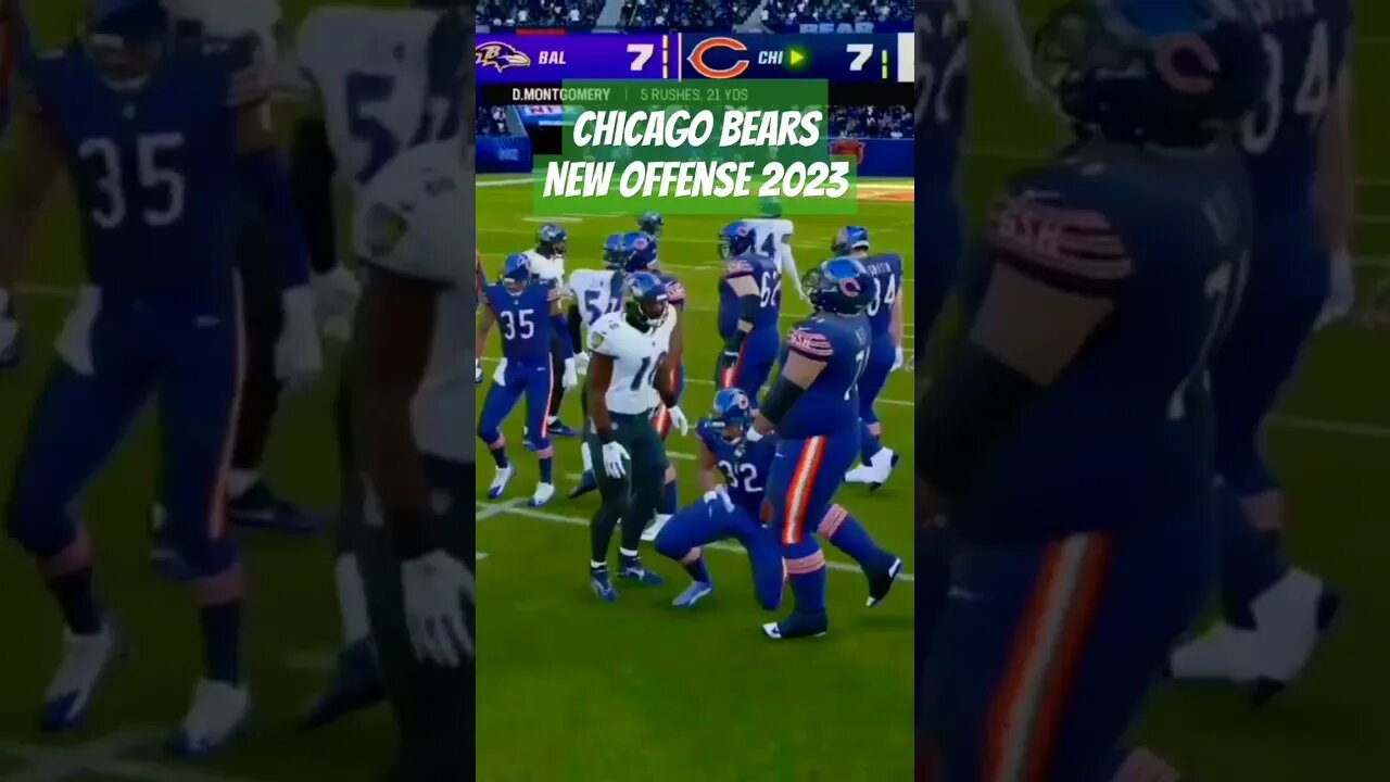 Chicago Bears new offense 2023