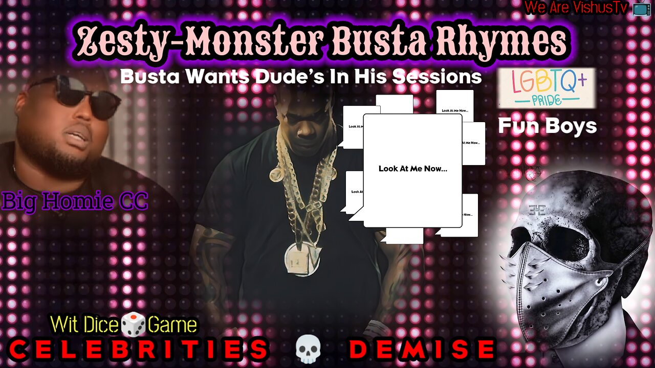 Zesty-Monster Busta Rhymes... 🤯 #VishusTv 📺