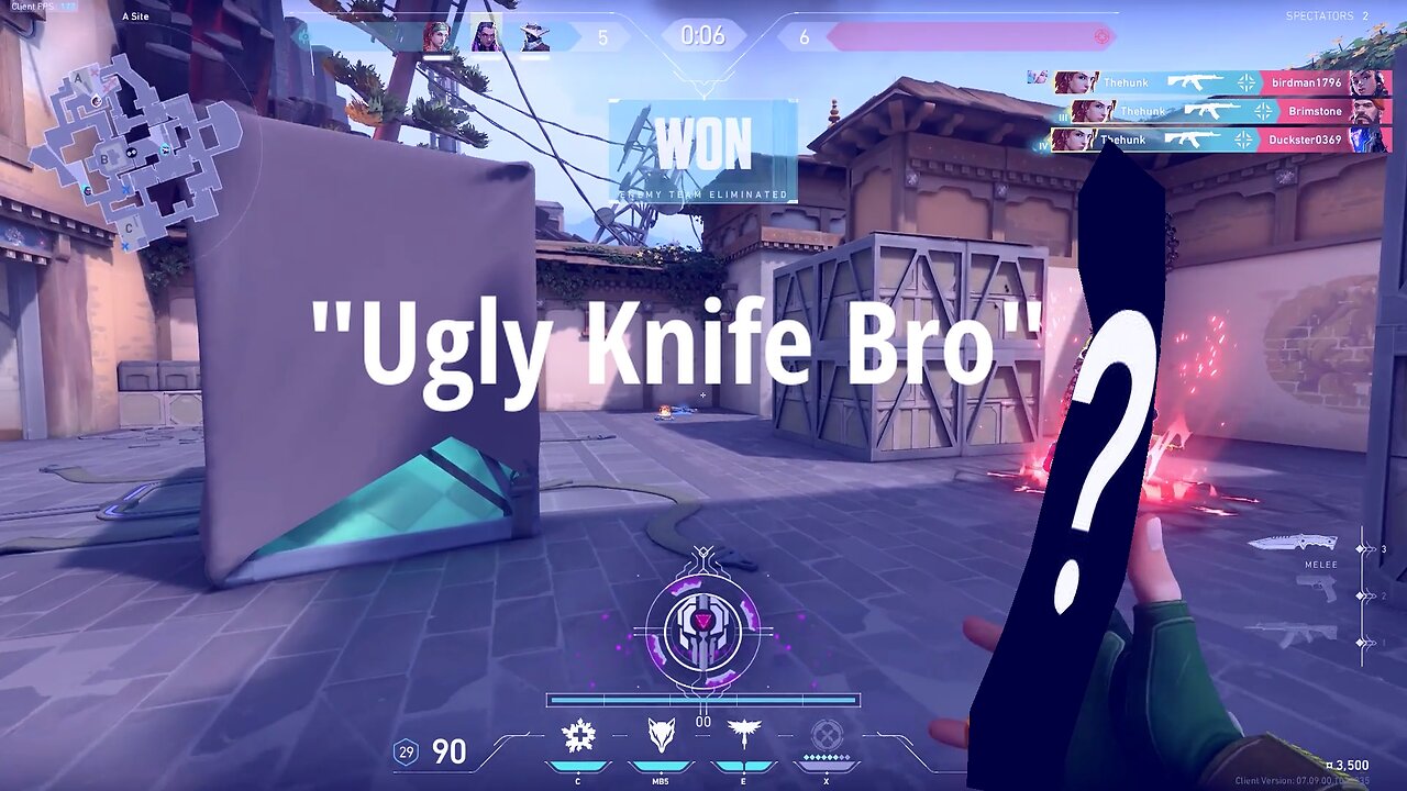 MY TEAMMATES MADE FUN OF MY KNIFE