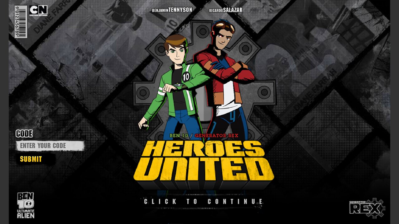 Full gameplay Ben 10 Generator Rex Heroes United