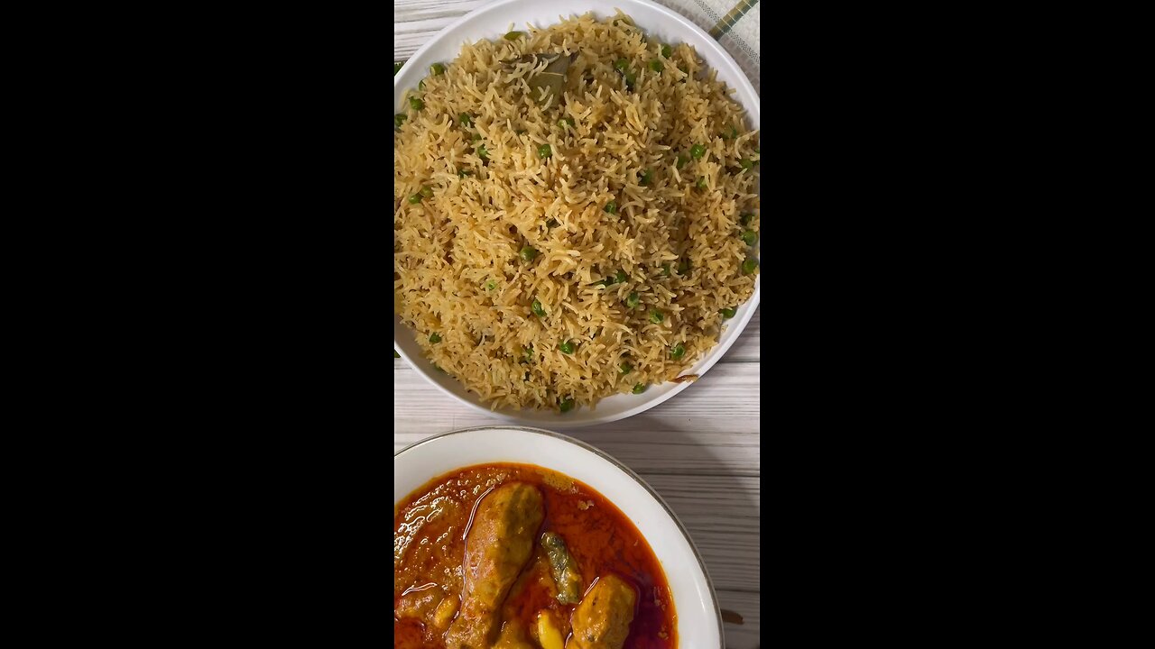 Easy matar pulao recipe 😋😋