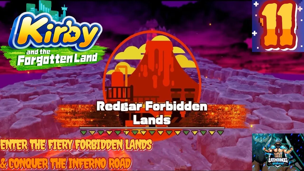 Kirby and the Forgotten Land Playthrough Part 11: Redgar Forbidden Lands Part 1