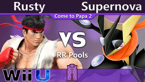 Rusty (Ryu) vs. Supernova (Greninja) - Wii U RR Pools - CTP2