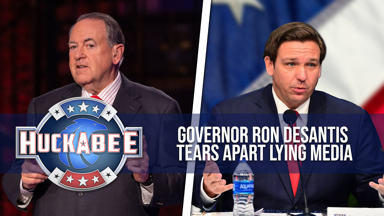 Governor Ron DeSantis Tears Apart LYING Media | FOTM | Huckabee