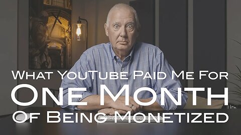 NRM What YouTube Paid Me For One Month of Being Monetized