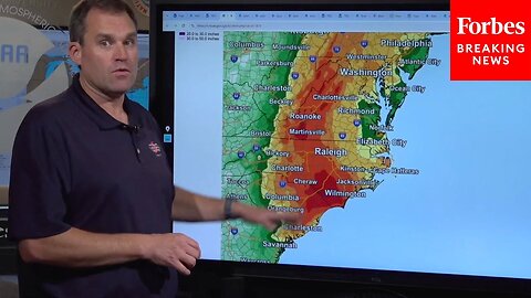 National Hurricane Center Hold Press Briefing On Tropical Storm Debby's Path Across Carolinas