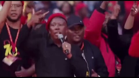 ZA: Radical Communist Leader Sings A Song... 'Shoot To Kill.... Kill The Boer... The Farmer'
