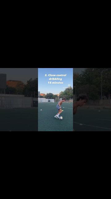 Try this individual session to improve technique #youtubeshorts #football #shorts #soccer