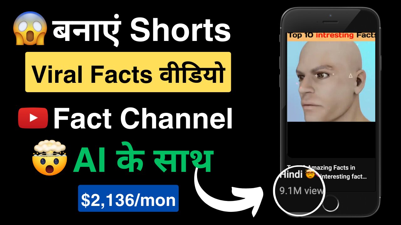 Short Fact Videos Banaiye aur $2,136/mahine Kamaiye | Aasaan Paise Kamane ka Guide