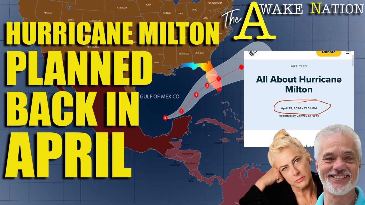 The Awake Nation Hurricane Milton Planned Back In April