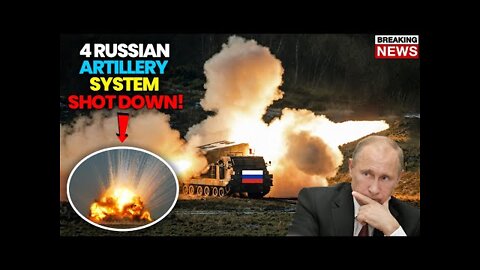 GREAT VİCTORY! The Ukrainian Army Has Exploded 4 Artillery Systems!