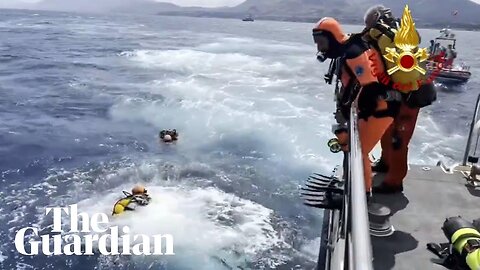 Sicily: divers launch fresh search for six missing after yacht capsized