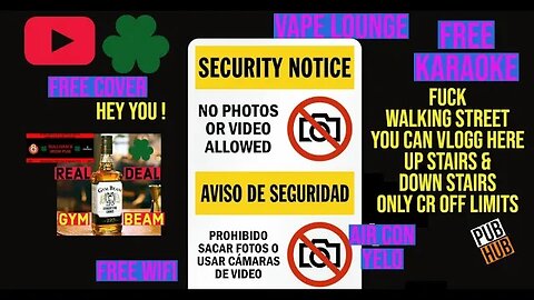 YES YOU CAN VLOG HERE, NO SHIRT NO SHOES NO PROBLEM, OFFICIAL ALTERNATIVE TO WALKING STREET