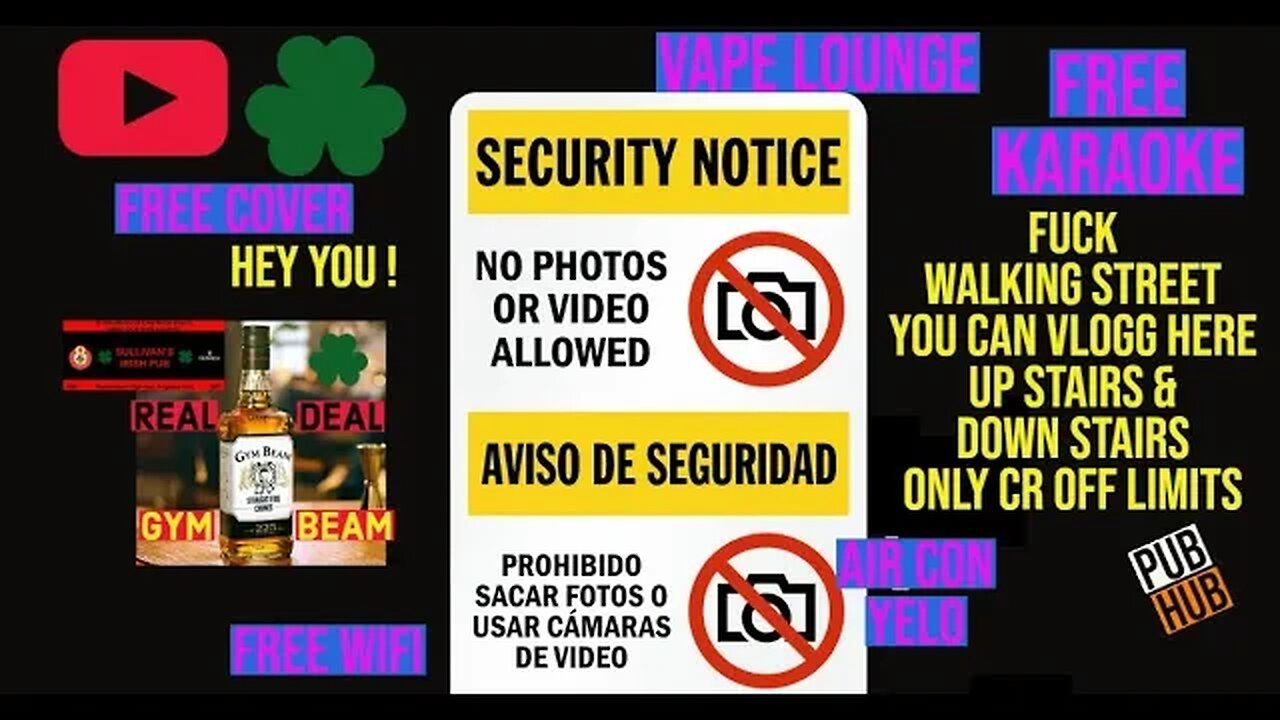 YES YOU CAN VLOG HERE, NO SHIRT NO SHOES NO PROBLEM, OFFICIAL ALTERNATIVE TO WALKING STREET