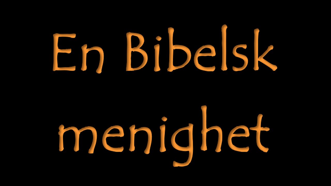 En Bibelsk menighet
