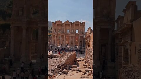 Undoubtedly, the most famous monument of Ephesus, the Celsus Library, the M.S.