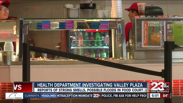 Health Department investigating Valley Plaza mall food court