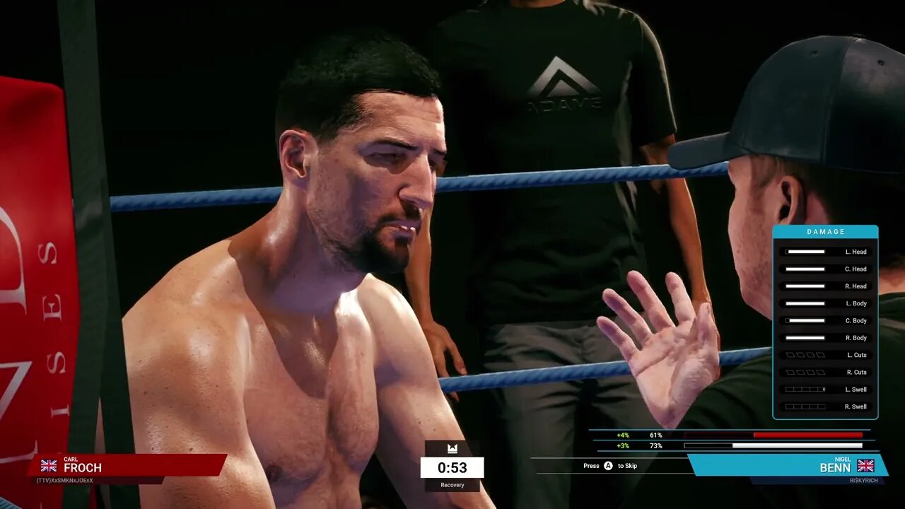 Undisputed Online Gameplay Nigel Benn vs Carl Froch 2