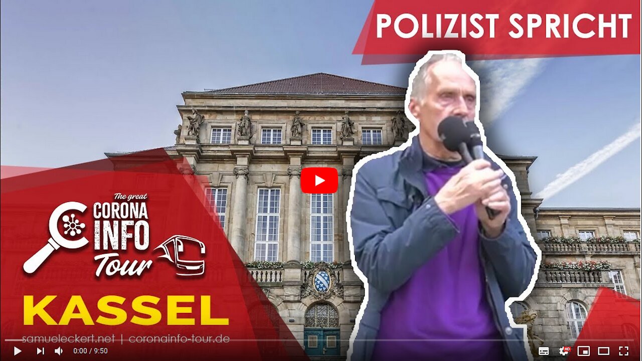 81-jähriger #Polizist spricht in #Kassel !!! Über 40 Jahre im Dienst und #Ausbilder der Polizei.