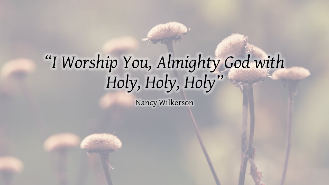 I Worship You Almighty God With Holy Holy Holy