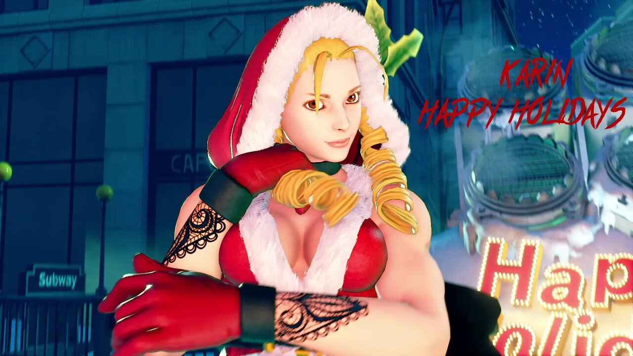 Street Fighter V Karin Happy Holidays Outfit