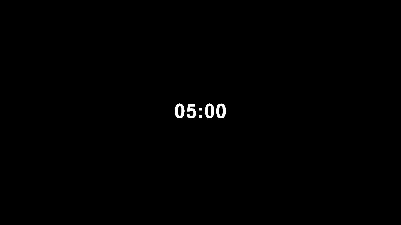 5 Minutes Timer Countdown