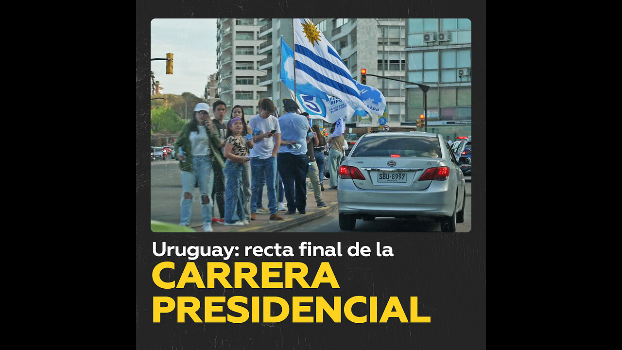 Uruguay encara la recta final de la carrera para los comicios de este mes