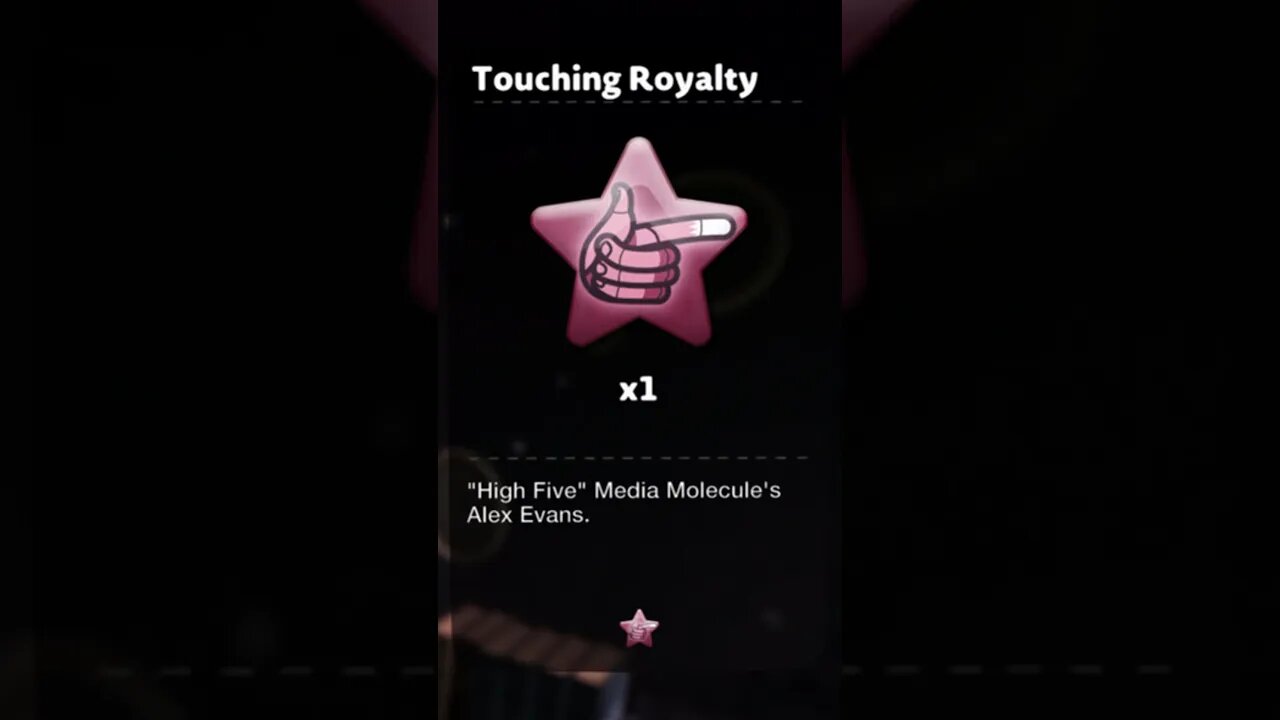 LittleBigPlanet Touching Royalty Pin #lbp2 #mediamolecule #littlebigplanet #shorts