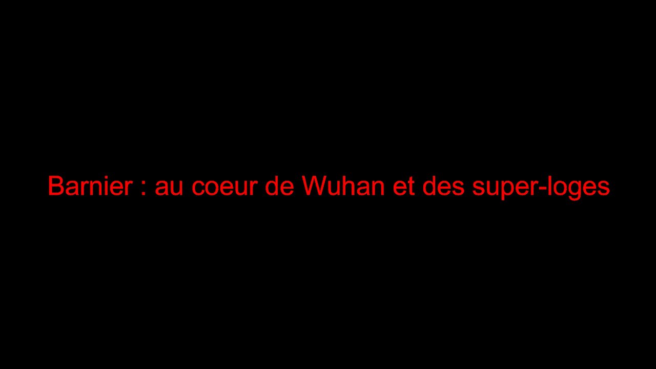 Barnier : au cœur de Wuhan et des super-loges