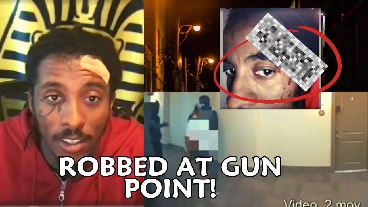 Young Pharoh ROBBED & GUN BUTTED with AK-47 on camera‼️😮