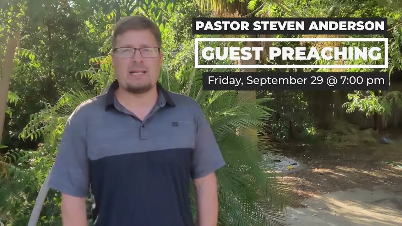 Pastor Steven Anderson Guest Preaching at HFBC