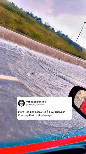 Flash Floods In Mississauga