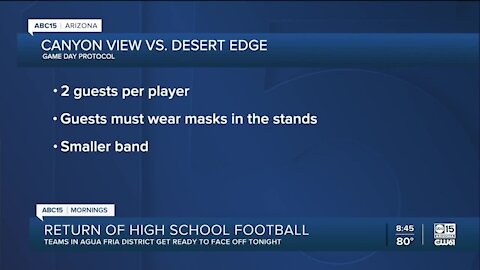 Agua Fria School District football games still on this weekend