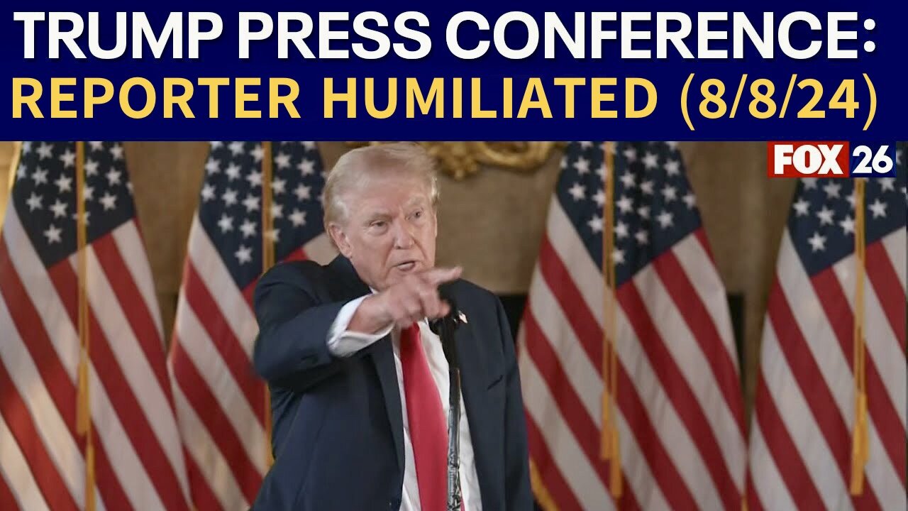 Trump HUMILIATES Reporter When Asked if He's Worried About Kamala's Recent "Large" Rally Crowd Size!