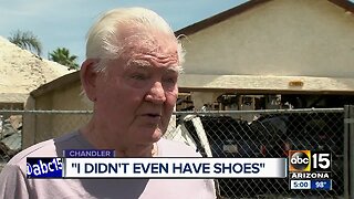 83-year-old Chandler man describes escaping Chandler house fire