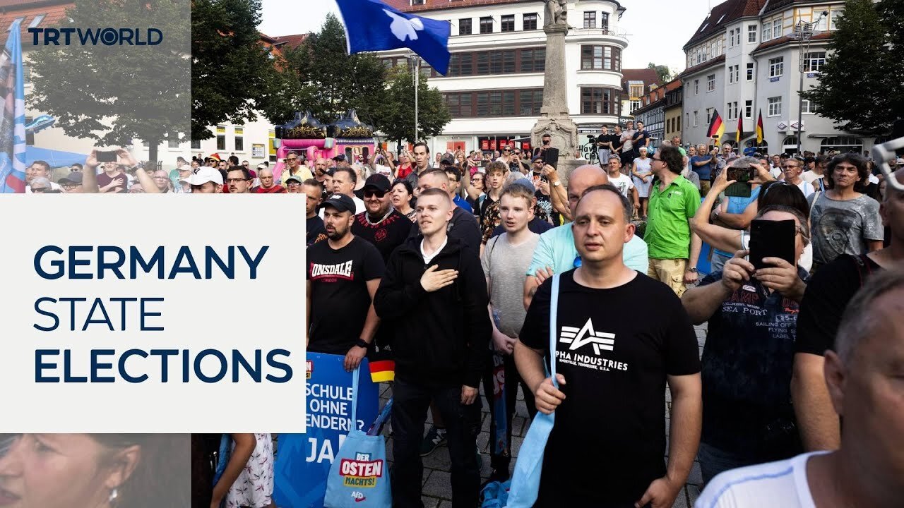 Rallies held against German far-right ahead of state polls