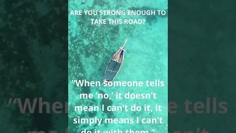 ARE YOU STRONG ENOUGH TO TAKE THIS ROAD?