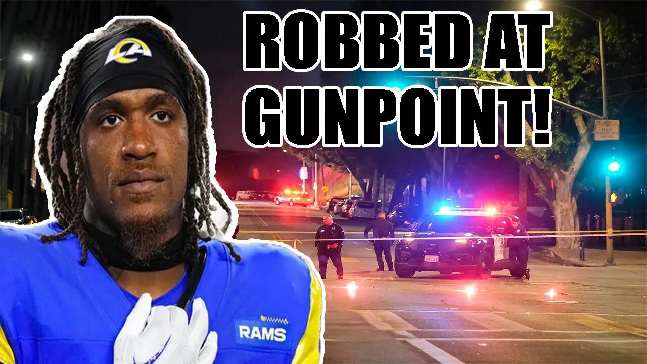 Rams WR Demarcus Robinson ROBBED AT GUNPOINT by CRIMINALS in CRIME RIDDEN Los Angeles! $100,000 GONE