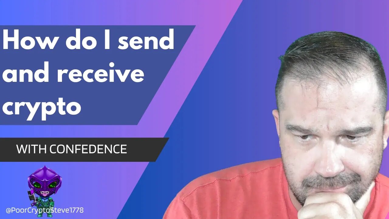 How to send and receive crypto #BTC #Crypto #cryptocurrency #motivational