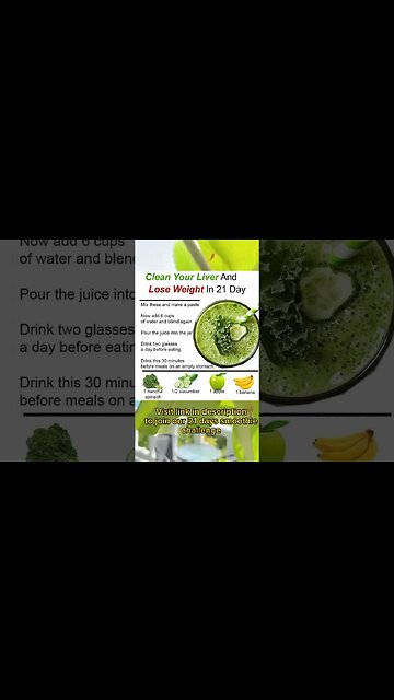 Cleanse Your Liver and Lose Weight in 21 Days | Detox Your Liver To Lose Weight In 21 Days #Shorts