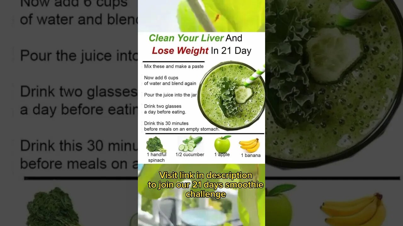 Cleanse Your Liver and Lose Weight in 21 Days | Detox Your Liver To Lose Weight In 21 Days #Shorts