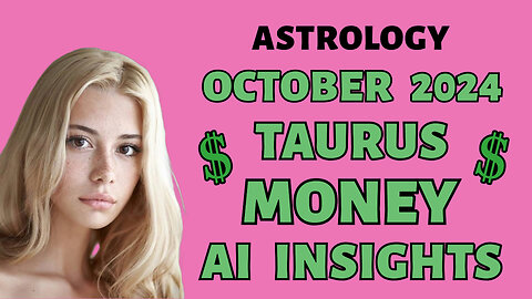 AI Predicts Taurus' Financial Fortune: October 2024 Money Forecast