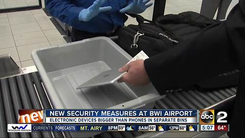 New security measures at BWI aiport